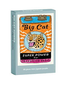 Big Cat Power - Charlotte Farmer | Happily | 99 Pieces | Mini Jigsaw Puzzle