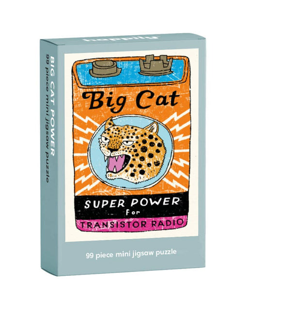 Big Cat Power - Charlotte Farmer | Happily | 99 Pieces | Mini Jigsaw Puzzle