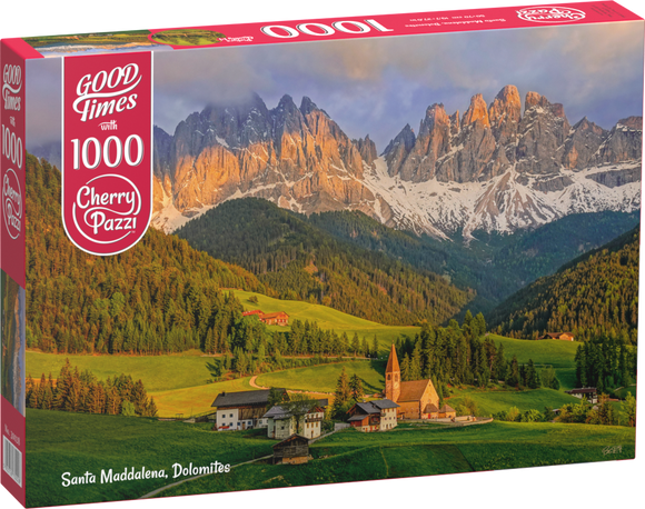 CherryPazzi | Santa Maddalena - Dolomites | 1000 Pieces | Jigsaw Puzzle