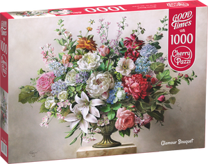 CherryPazzi | Glamour Bouquet | 1000 Pieces | Jigsaw Puzzle