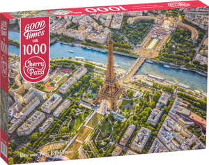 CherryPazzi | View Over Paris Eiffel Tower | 1000 Pieces | Jigsaw Puzzle