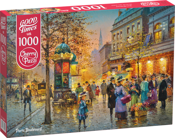 CherryPazzi | Paris Boulevard | 1000 Pieces | Jigsaw Puzzle