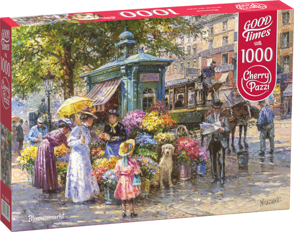 Blumenmarkt | CherryPazzi | 1000 Pieces | Jigsaw Puzzle