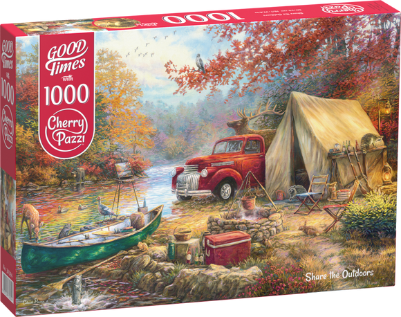 CherryPazzi | Share The Outdoors | 1000 Pieces | Jigsaw Puzzle