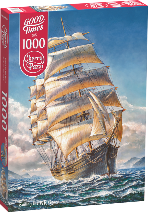 CherryPazzi | Sailing The WR Grace | 1000 Pieces | Jigsaw Puzzle