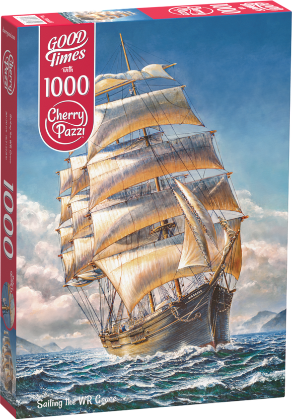 Sailing The WR Grace | CherryPazzi | 1000 Pieces | Jigsaw Puzzle