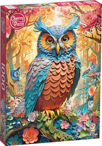 Quilled Owl | CherryPazzi | 1000 Pieces | Jigsaw Puzzle