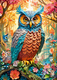 Quilled Owl | CherryPazzi | 1000 Pieces | Jigsaw Puzzle