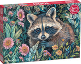 Raccoon In Flowers | CherryPazzi | 1000 Pieces | Jigsaw Puzzle