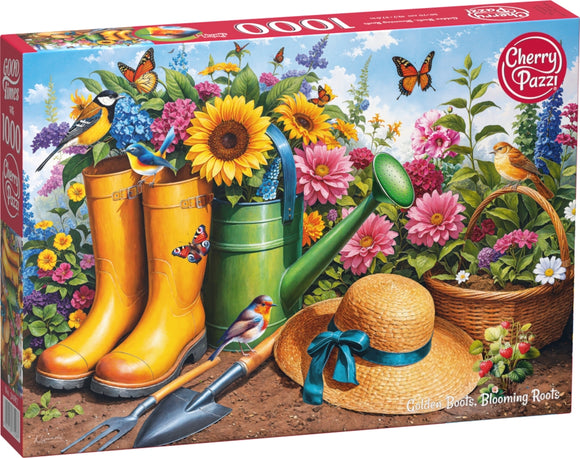 Golden Boots, Blooming Roots | CherryPazzi | 1000 Pieces | Jigsaw Puzzle