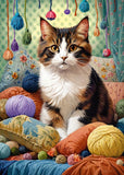 Knitty Cat | CherryPazzi | 1000 Pieces | Jigsaw Puzzle