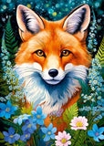 Red Fox In Flowers | CherryPazzi | 1000 Pieces | Jigsaw Puzzle