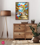 Umbrella Alley | CherryPazzi | 1000 Pieces | Jigsaw Puzzle