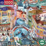 Artists In Venice - Victoria Tentler-Krylov | Eeboo | 1000 Pieces | Jigsaw Puzzle