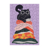 Pillow Cat | Happily | 99 Pieces | Mini Jigsaw Puzzle