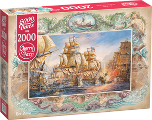 CherryPazzi | Sea Battle | 2000 Pieces | Jigsaw Puzzle