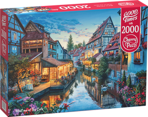 CherryPazzi | Meet Me At The Cafe | 2000 Pieces | Jigsaw Puzzle