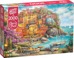 CherryPazzi | A Beautiful Day at Cinque Terre | 2000 Pieces | Jigsaw Puzzle