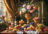 Baroque Table | CherryPazzi | 2000 Pieces | Jigsaw Puzzle