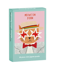 Meowton John | Happily | 99 Pieces | Mini Jigsaw Puzzle