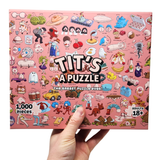 Tit's A Puzzle | Sleazy Greetings | 1000 Pieces | Jigsaw Puzzle