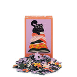 Pillow Cat | Happily | 99 Pieces | Mini Jigsaw Puzzle