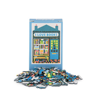 Book Shop - Louise Lockhart | Happily | 99 Pieces | Mini Jigsaw Puzzle
