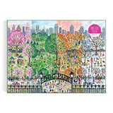 Dog Park In Four Seasons - Michael Storrings | Galison | 1000 Pieces | Jigsaw Puzzle