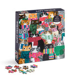 Wintry Cats - Angela Rozelaar | Galison | 500 Pieces | Jigsaw Puzzle