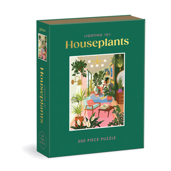 Houseplants - Lighting 101 | Galison | 500 Pieces | Jigsaw Puzzle Book