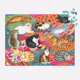 Lounging Cats - Alison Kolesar | Galison | 1000 Pieces | Jigsaw Puzzle