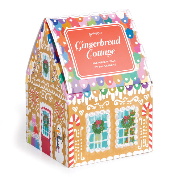 Gingerbread Cottage - Joy Laforme | Galison | 500 Pieces | Jigsaw Puzzle In A House