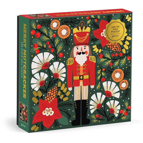 Merry Nutcracker - Sandra Hutter | Galison | 500 Pieces | Jigsaw Puzzle