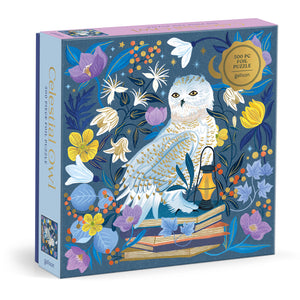 Celestial Owl - Dawn Cooper | Galison | 500 Pieces | Jigsaw Puzzle