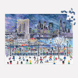 Snowfall Over New York City - Michael Storrings | Galison | 1000 Pieces | Jigsaw Puzzle