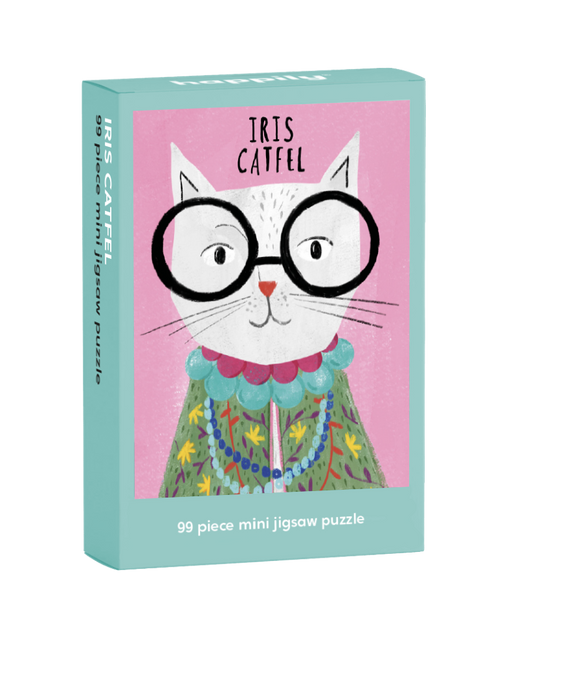 Iris Catfel | Happily | 99 Pieces | Mini Jigsaw Puzzle