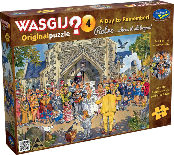 A Day to Remember! - Original No.4 | Wasgij? Retro | Holdson | 500 XL Pieces | Jigsaw Puzzle