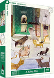 A Rainy Day - Adelina Lirius | New York Puzzle Company | 500 Pieces | Jigsaw Puzzle