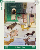 A Rainy Day - Adelina Lirius | New York Puzzle Company | 500 Pieces | Jigsaw Puzzle