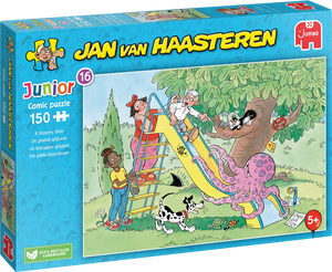 A Slippery Slide - Junior No.16 | Jan van Haasteren | Jumbo | 150 Pieces | Jigsaw Puzzle