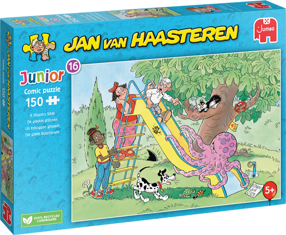 A Slippery Slide - Junior No.16 | Jan van Haasteren | Jumbo | 150 Pieces | Jigsaw Puzzle