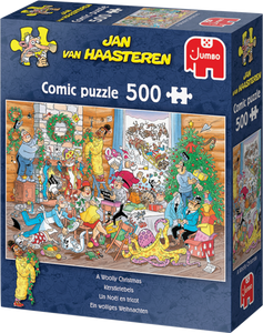 A Woolly Christmas - Jan van Haasteren | Jumbo | 500 Pieces | Jigsaw Puzzle