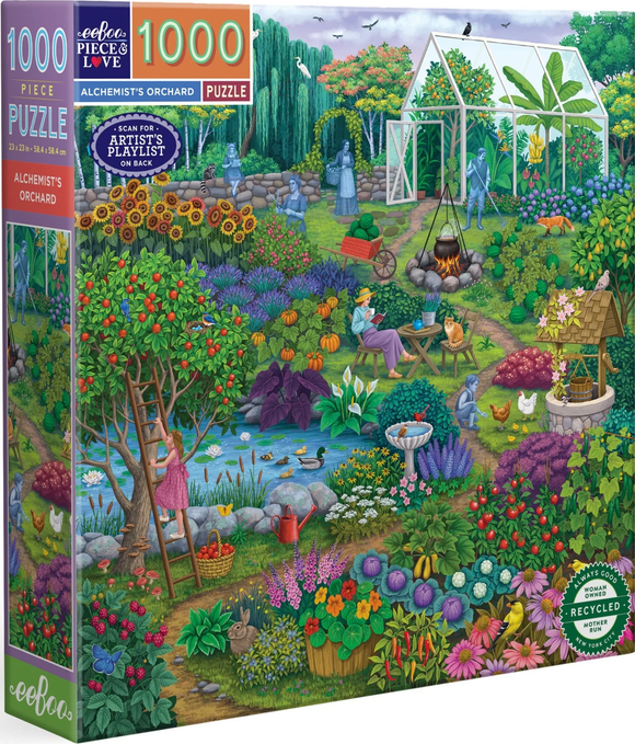 Alchemist's Orchid - Vasilisa Romanenko | Eeboo | 1000 Pieces | Jigsaw Puzzle