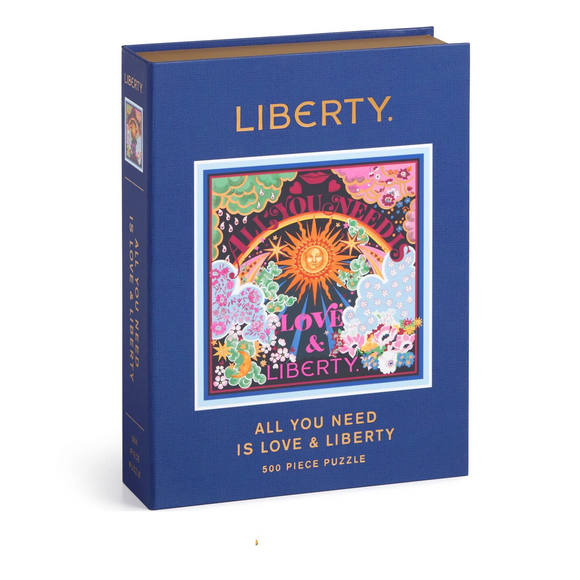 All You Need is Love - Liberty | Galison | 500 Pieces | Jigsaw Puzzle Book