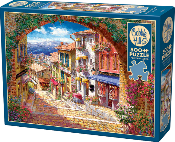 Archway to Cagne - Sam Park | Cobble Hill | 500 Pieces | Jigsaw Puzzle