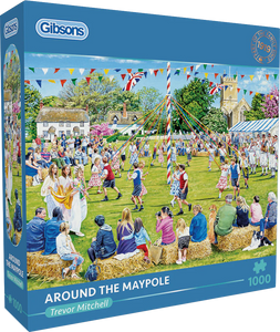 Around The Maypole - Trevor Mitchell | Gibsons | 1000 Pieces | Jigsaw Puzzle