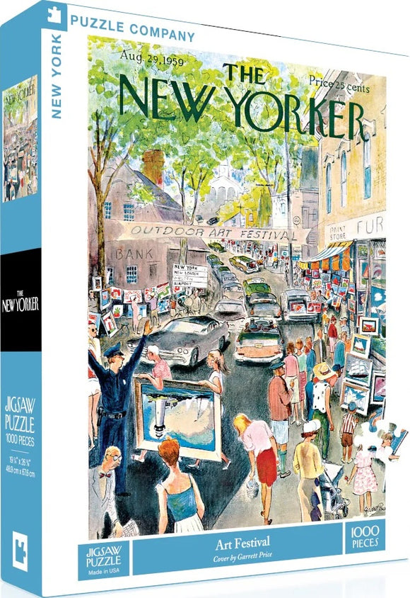 Art Festival - Garrett Price | New York Puzzle Company | 1000 Pieces | Jigsaw Puzzle