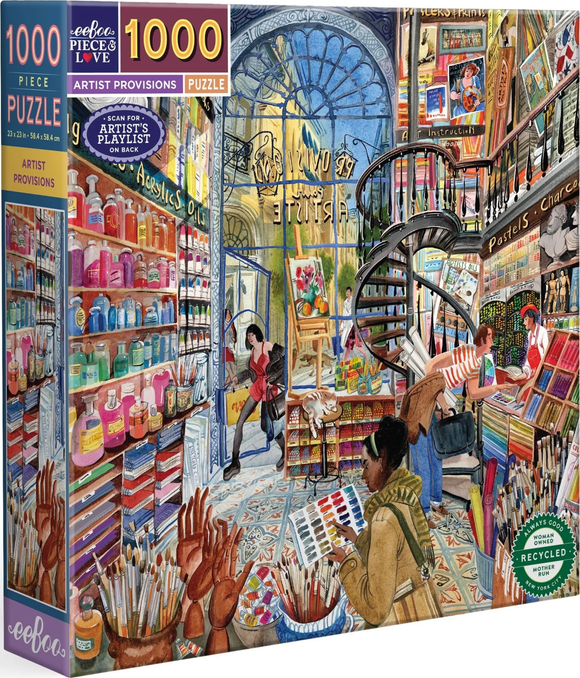 Artist's Provision - Victoria Tentler-Krylov | Eeboo | 1000 Pieces | Jigsaw Puzzle