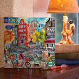Artists In Amsterdam - Victoria Tenter-Krylov | Eeboo | 1000 Pieces | Jigsaw Puzzle