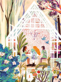 At The Greenhouse - Adelina Lirius | New York Puzzle Company | 1000 Pieces | Jigsaw Puzzle